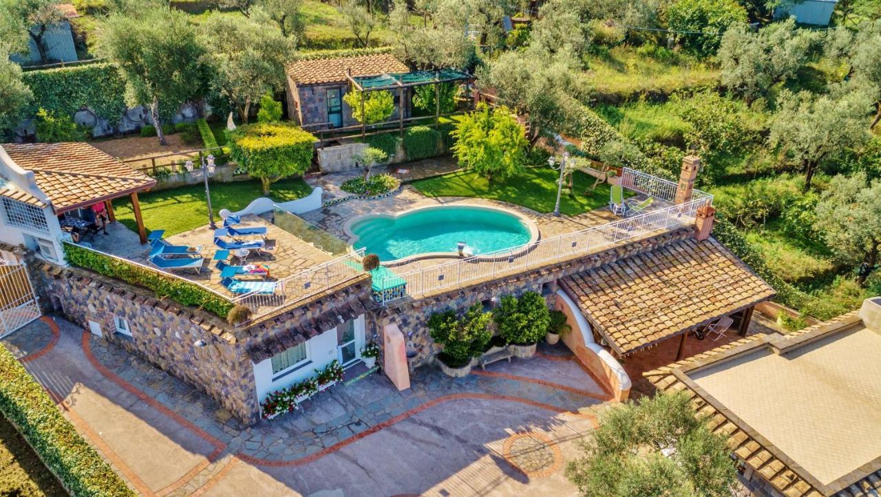 Villa Marika - Private Heated Pool Massa Lubrense Eksteriør billede